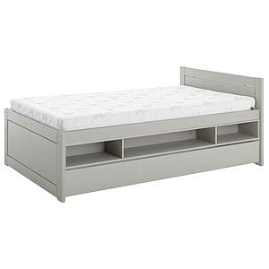 Grand tiroir lit 120x200cm Lifetime gris