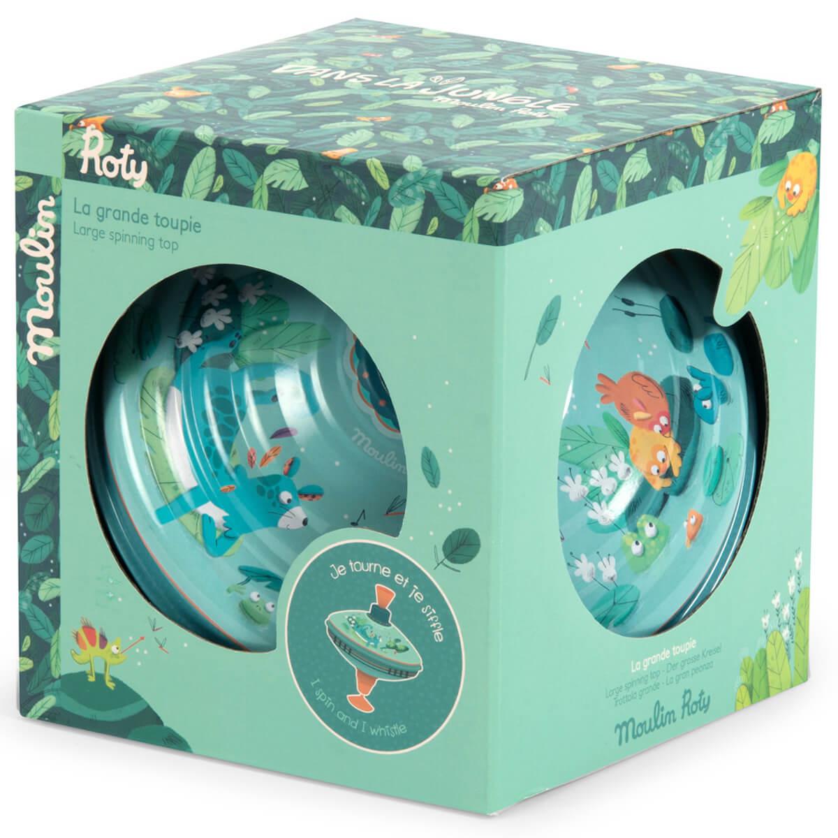 Grande toupie DANS LA JUNGLE Moulin Roty