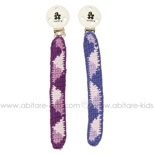 GRAPHIC by Sebra Attache tétine Violet/Lila