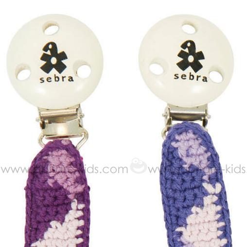 GRAPHIC by Sebra Attache tétine Violet/Lila