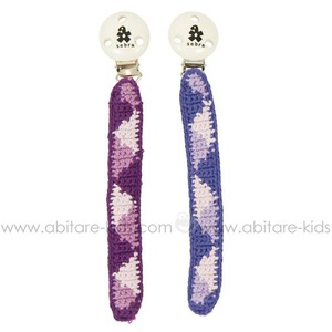GRAPHIC by Sebra Attache tétine Violet/Lila