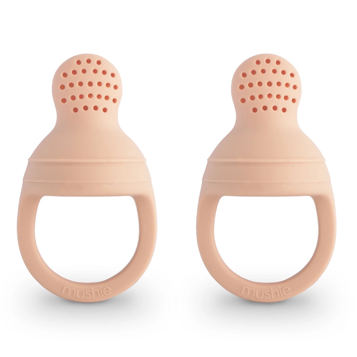 Grignoteur bébé 2pc Mushie Blush