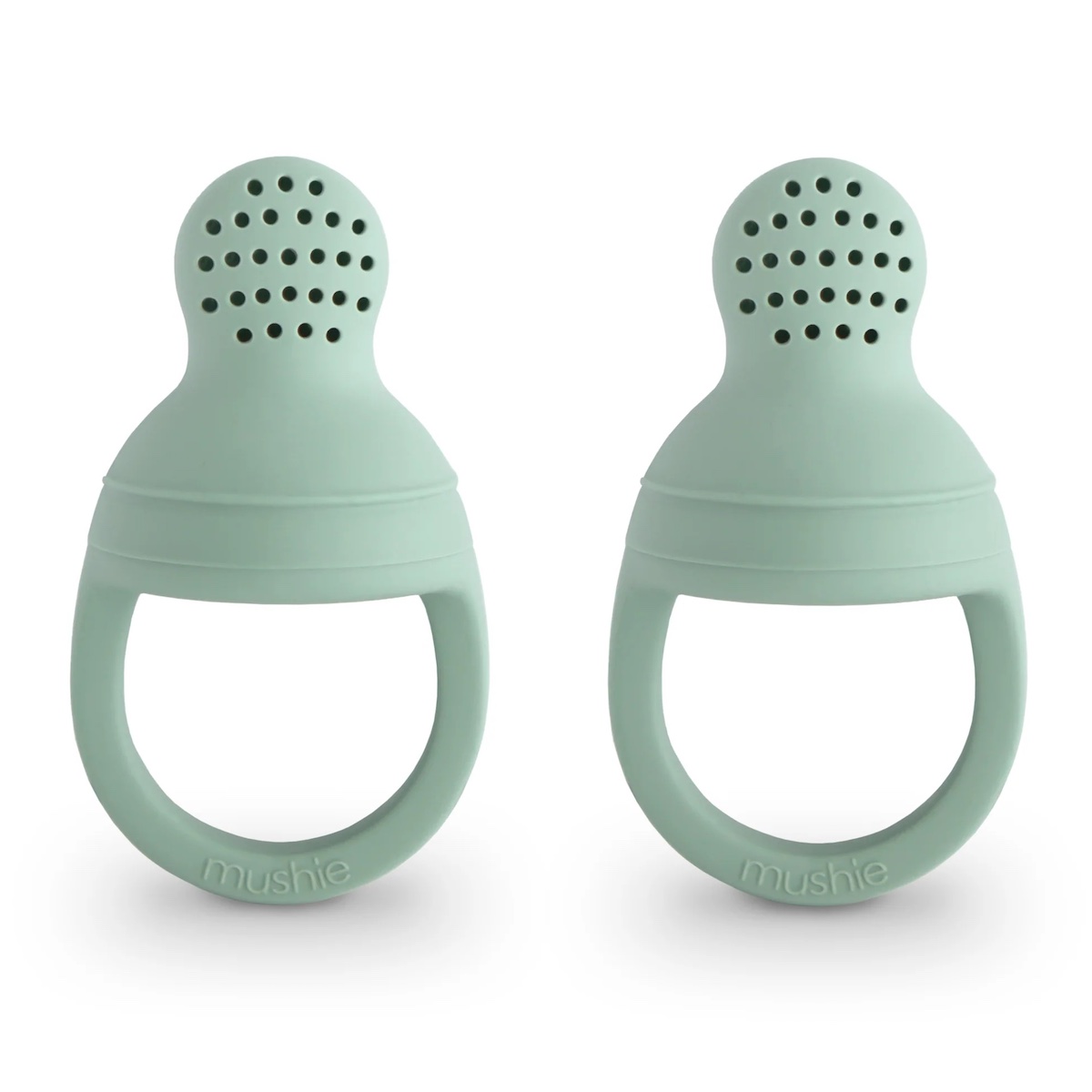 Grignoteur bébé 2pc Mushie Cambridge Blue