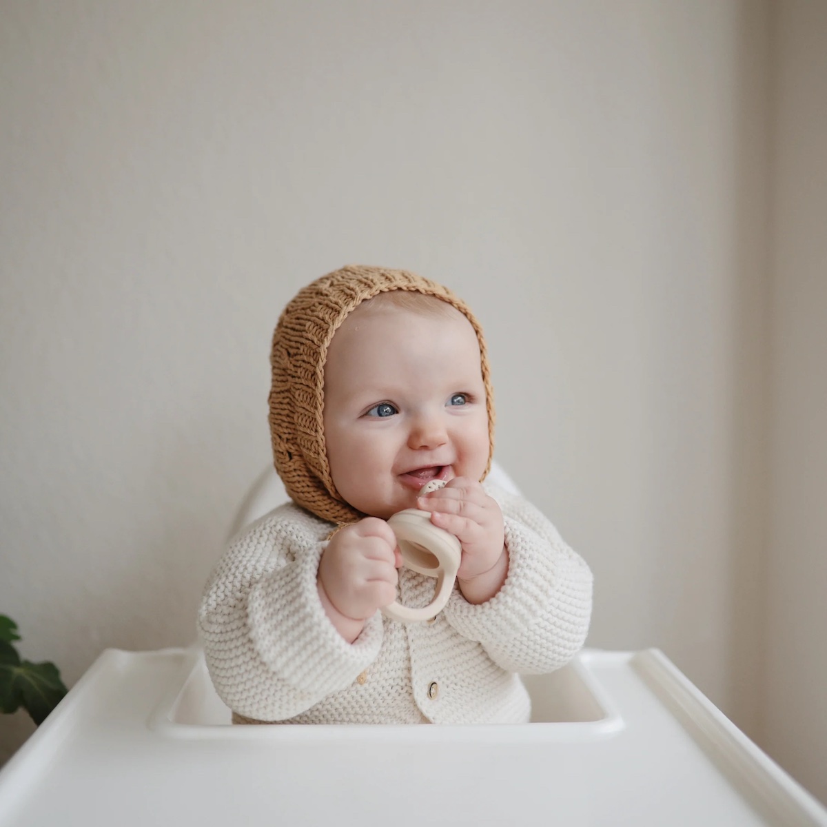Grignoteur bébé 2pc Mushie Shifting Sands