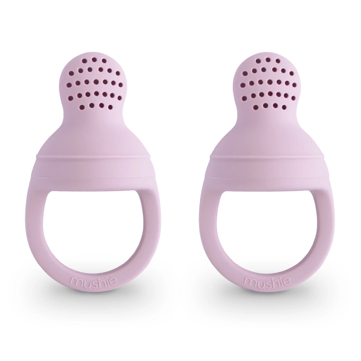 Grignoteur bébé 2pc Mushie Soft Lilac