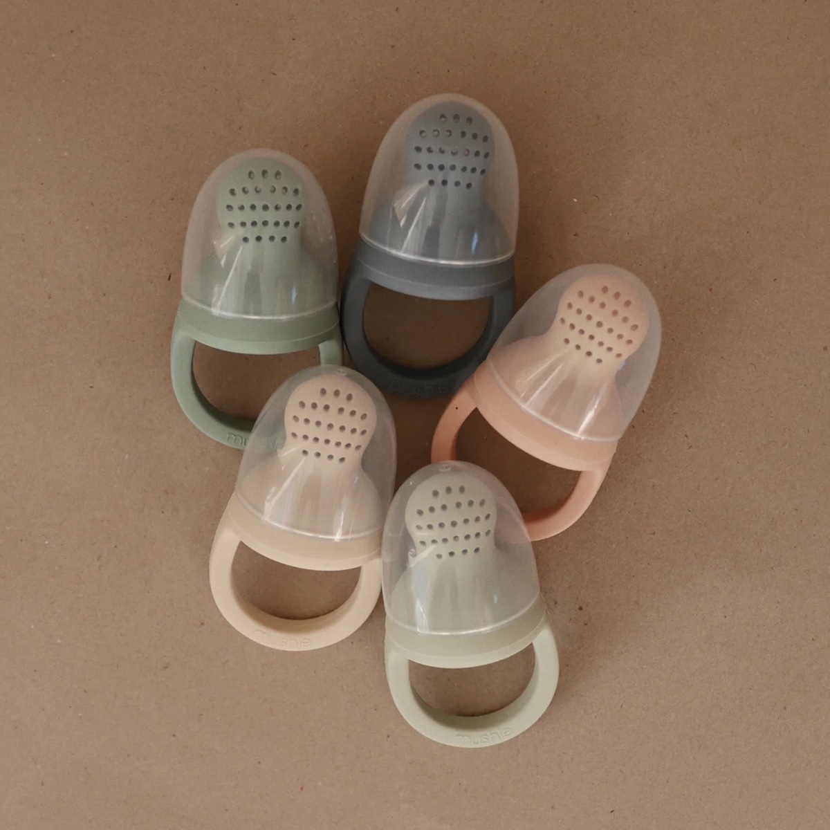 Grignoteur bébé 2pc Mushie Tradewinds