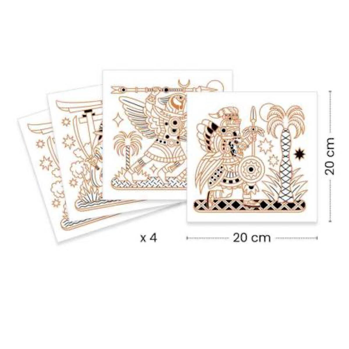 Guerriers animaux Djeco
