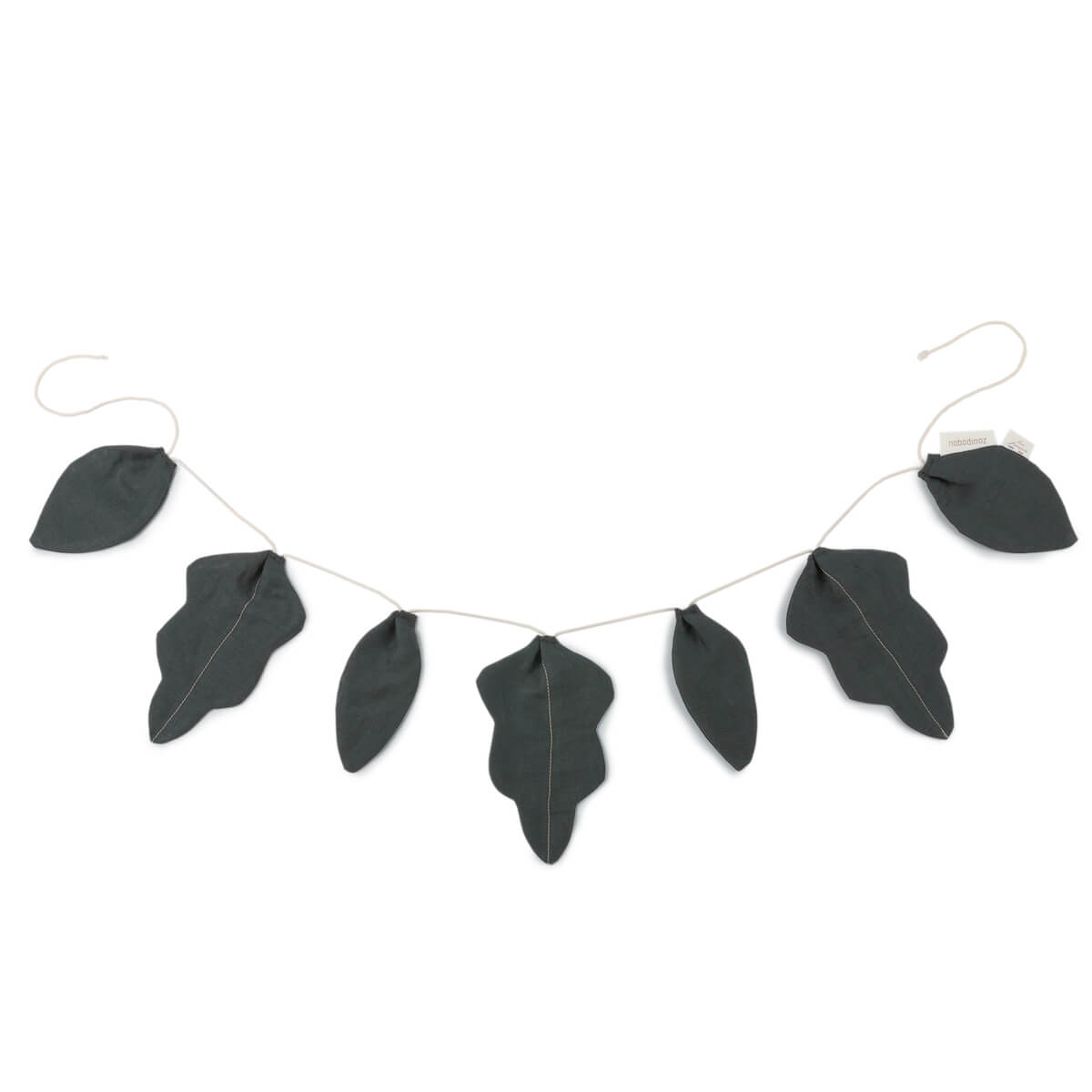 Guirlande feuilles LIN FRANÇAIS Nobodinoz Green Blue