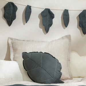 Guirlande feuilles LIN FRANÇAIS Nobodinoz Green Blue