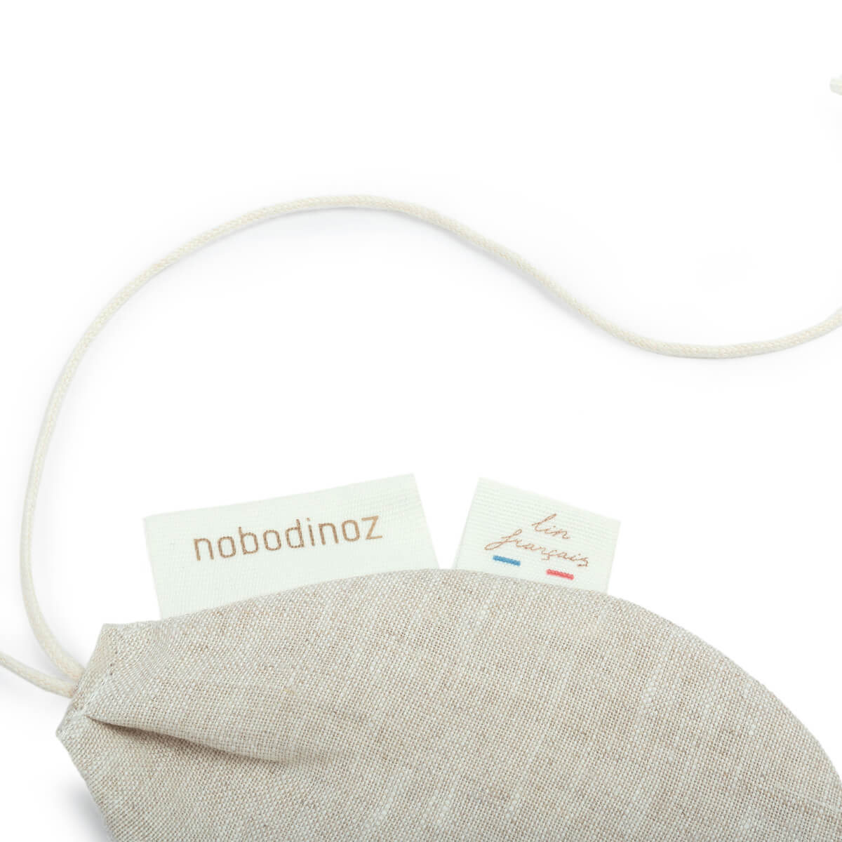 Guirlande feuilles LIN FRANÇAIS Nobodinoz Greige