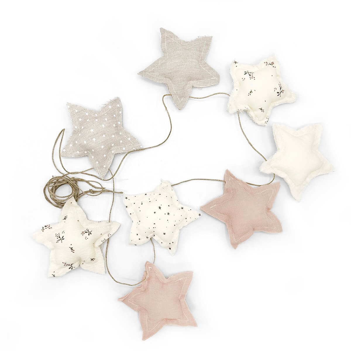 Guirlande STAR Babyshower roseberry mix