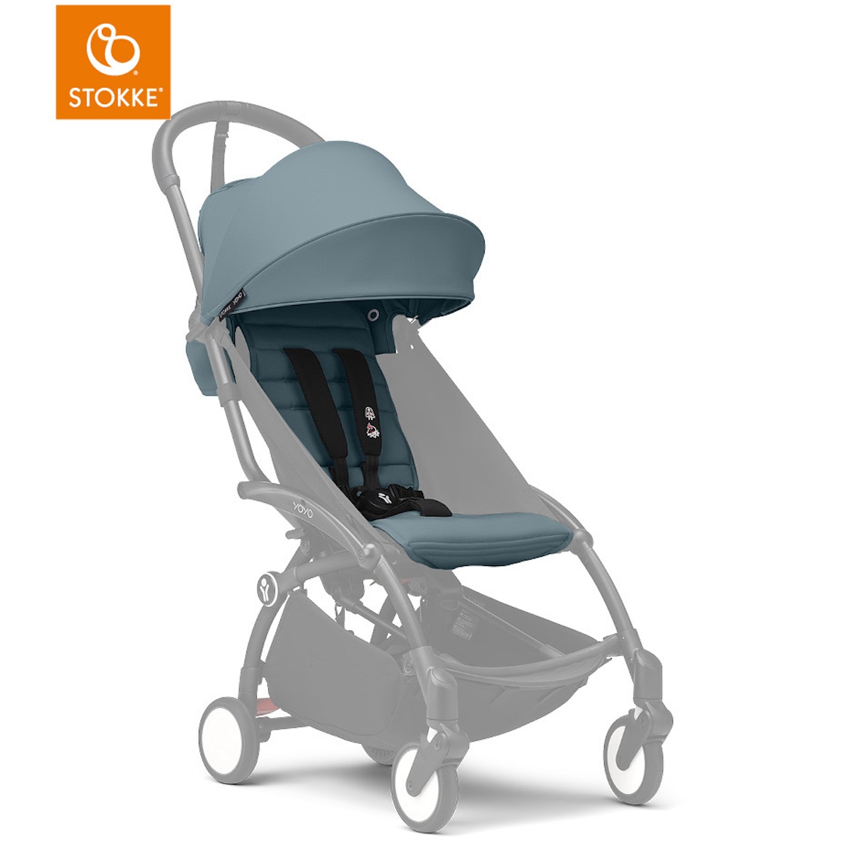 Habillage poussette YOYO3 6+ Stokke aqua