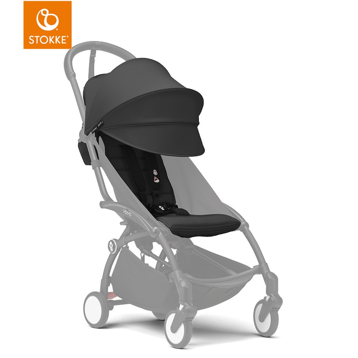 Habillage poussette YOYO3 6+ Stokke noir