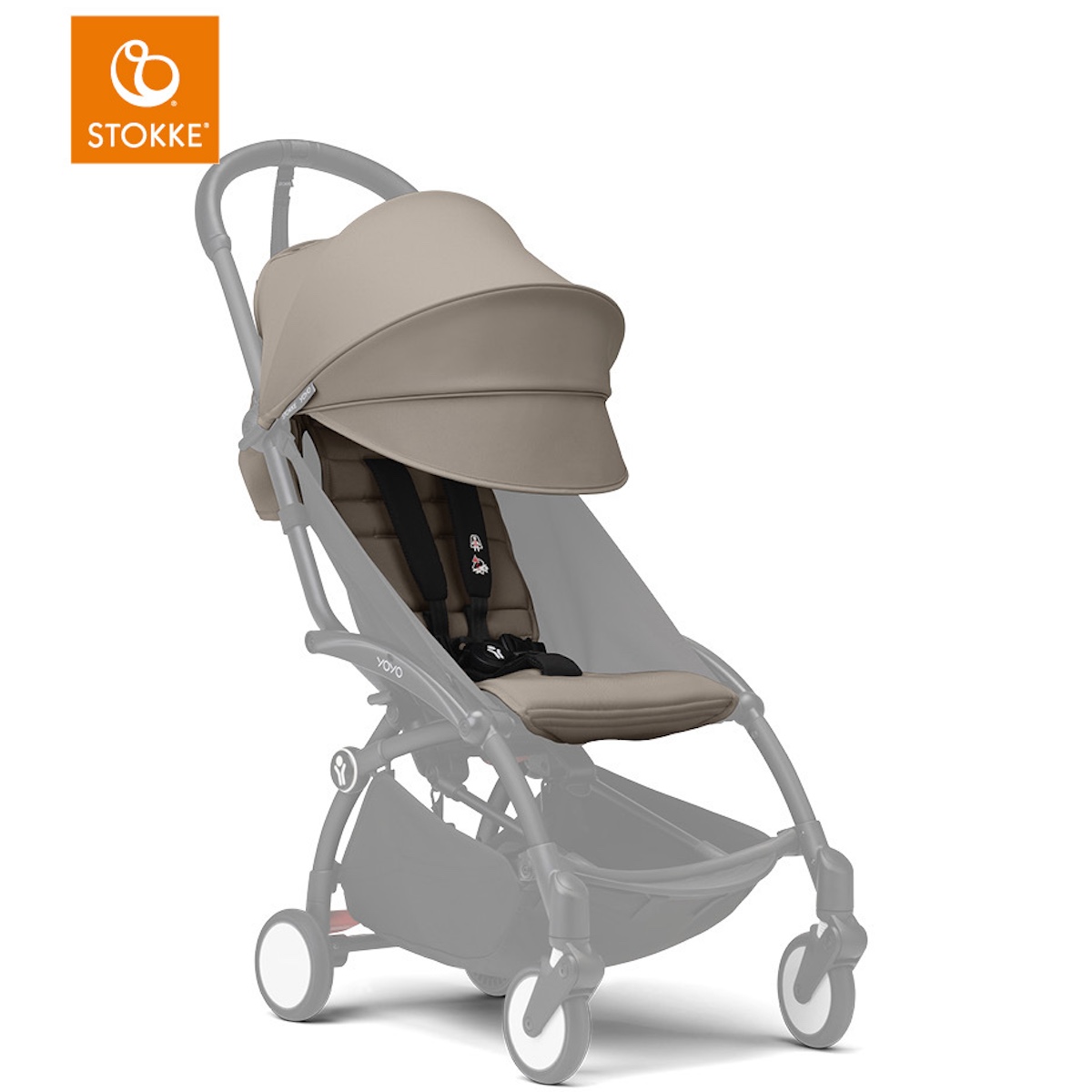 Habillage poussette YOYO3 6+ Stokke taupe