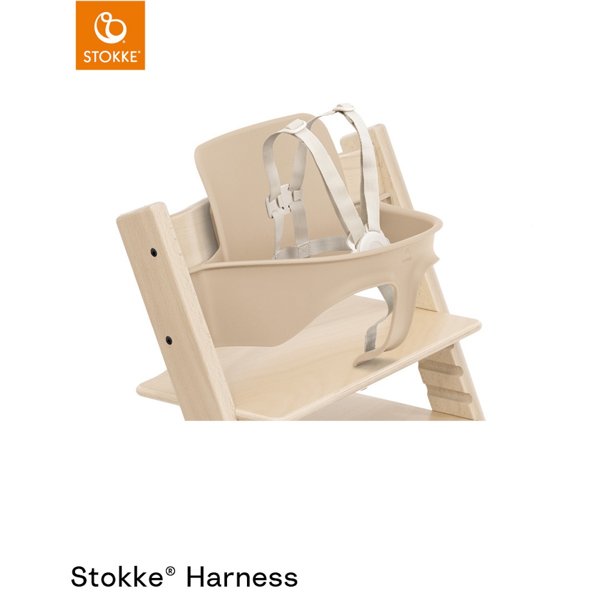 Harnais chaise haute TRIPP TRAPP Stokke beige