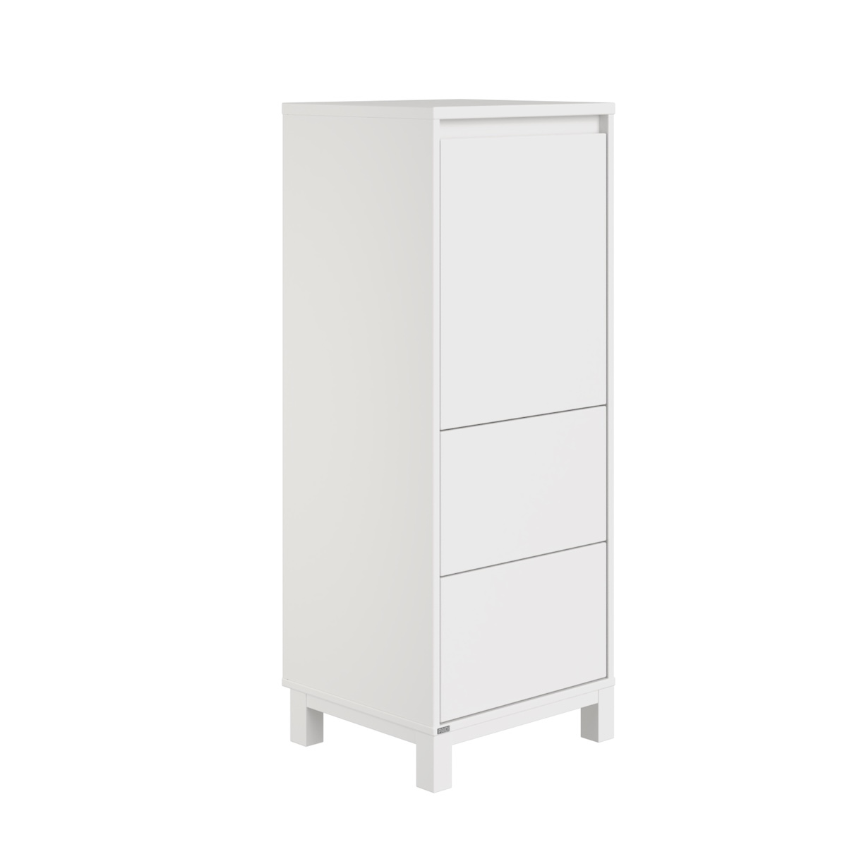 Highboard 1 portes 2 tiroirs OLLI Paidi blanc