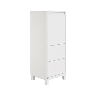 Highboard 1 portes 2 tiroirs OLLI Paidi blanc
