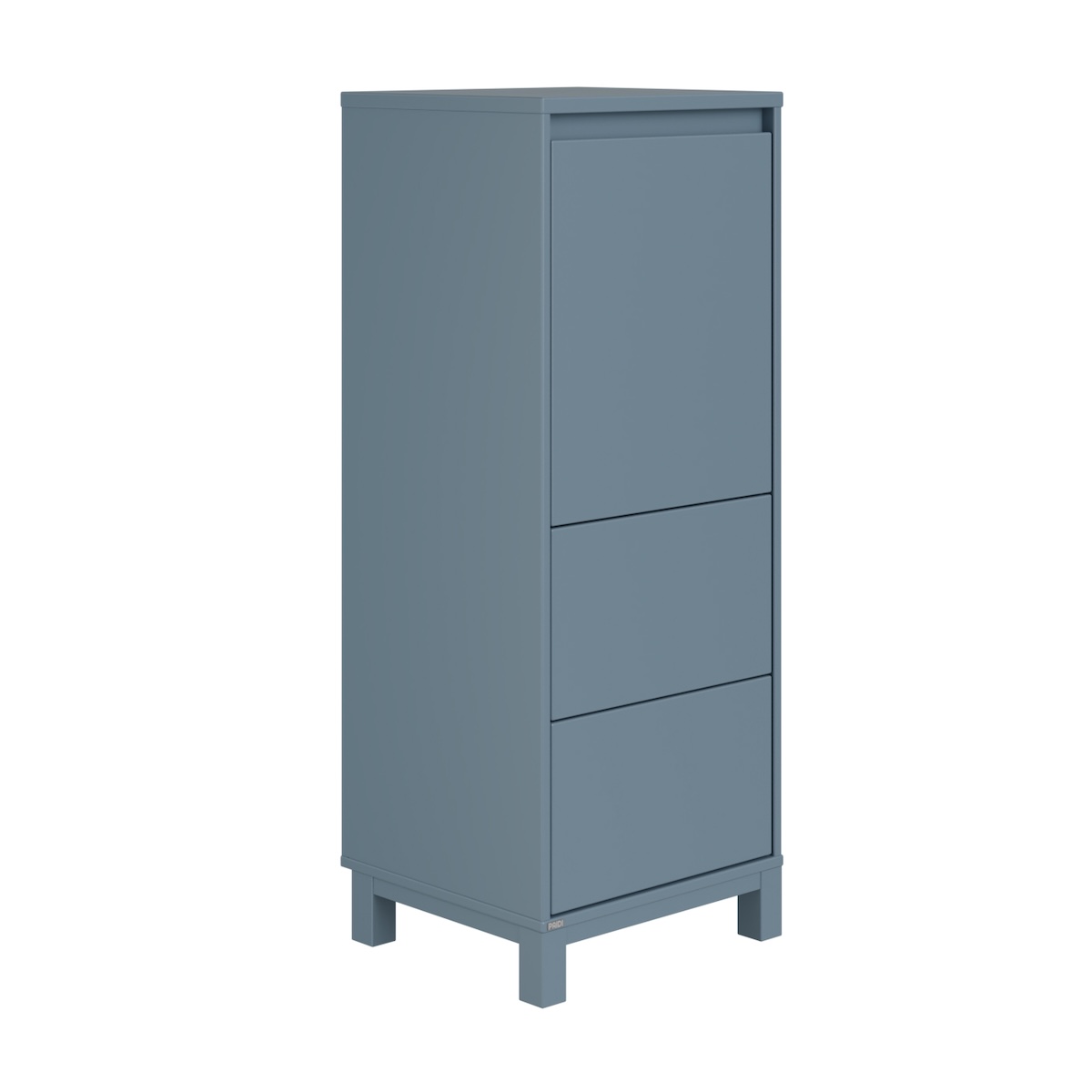 Highboard 1 portes 2 tiroirs OLLI Paidi bleu mat
