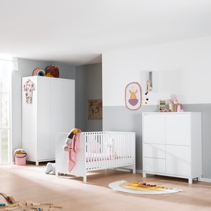 Highboard 2 portes 2 tiroirs OLLI Paidi blanc