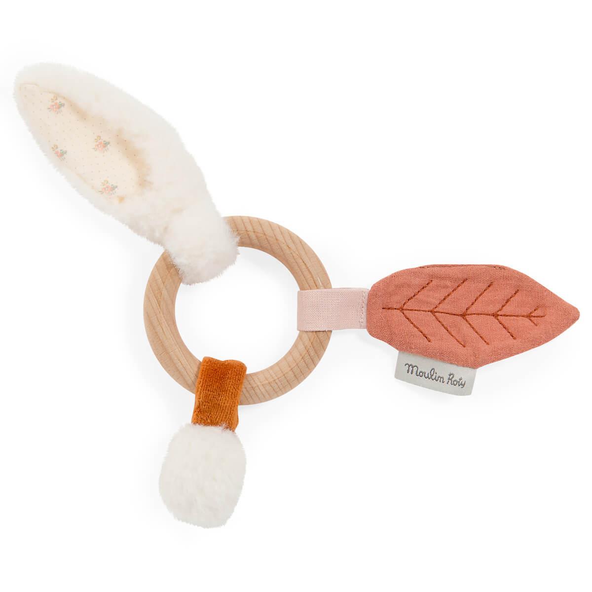 Hochet anneau lapin APRÈS LA PLUIE Moulin Roty