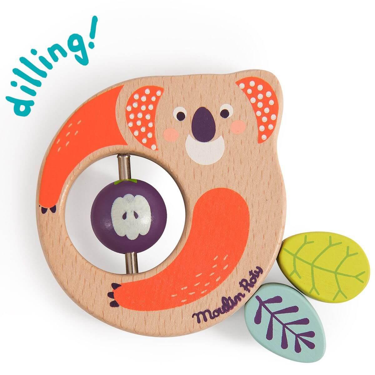 Hochet bois koala DANS LA JUNGLE Moulin Roty
