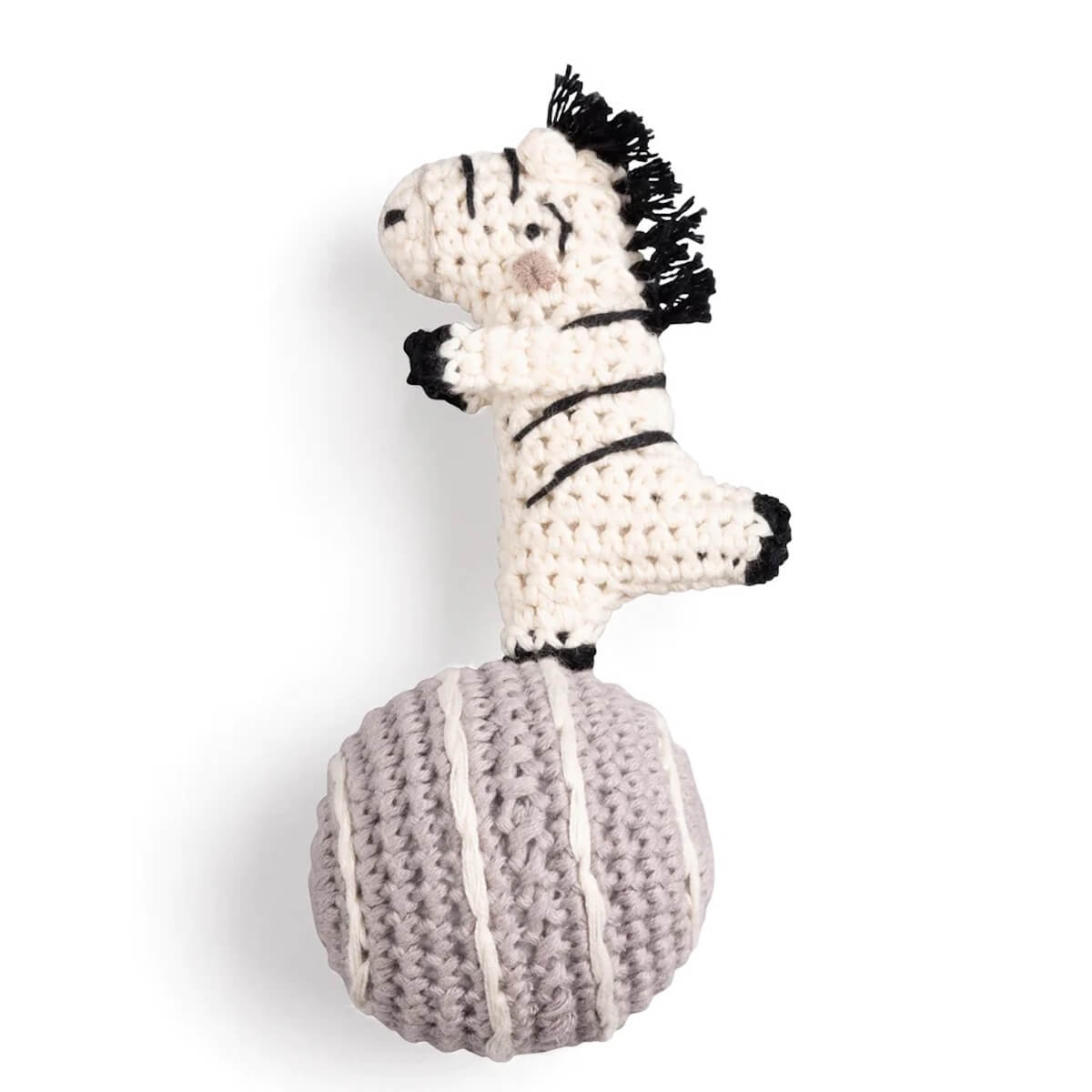 Hochet crochet ZEBRE Sebra