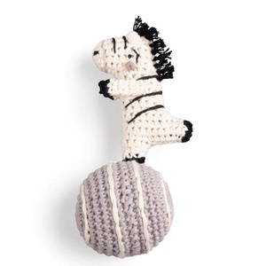 Hochet crochet ZEBRE Sebra