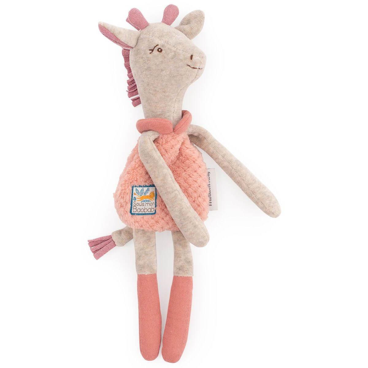 Hochet-doudou girafe SOUS MON BAOBAB Moulin Roty