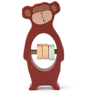 Hochet en bois Mr. Monkey Trixie