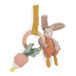 Hochet lapin TROIS PETITS LAPINS Moulin Roty