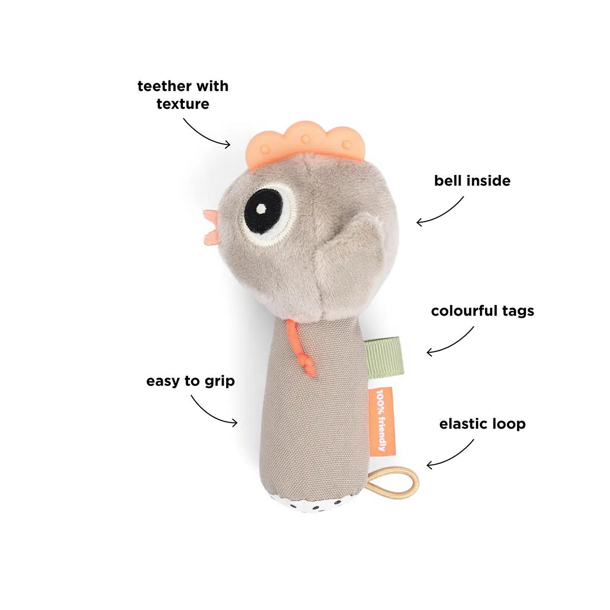 Hochet sensorielle Tiny farm Done by deer Sand