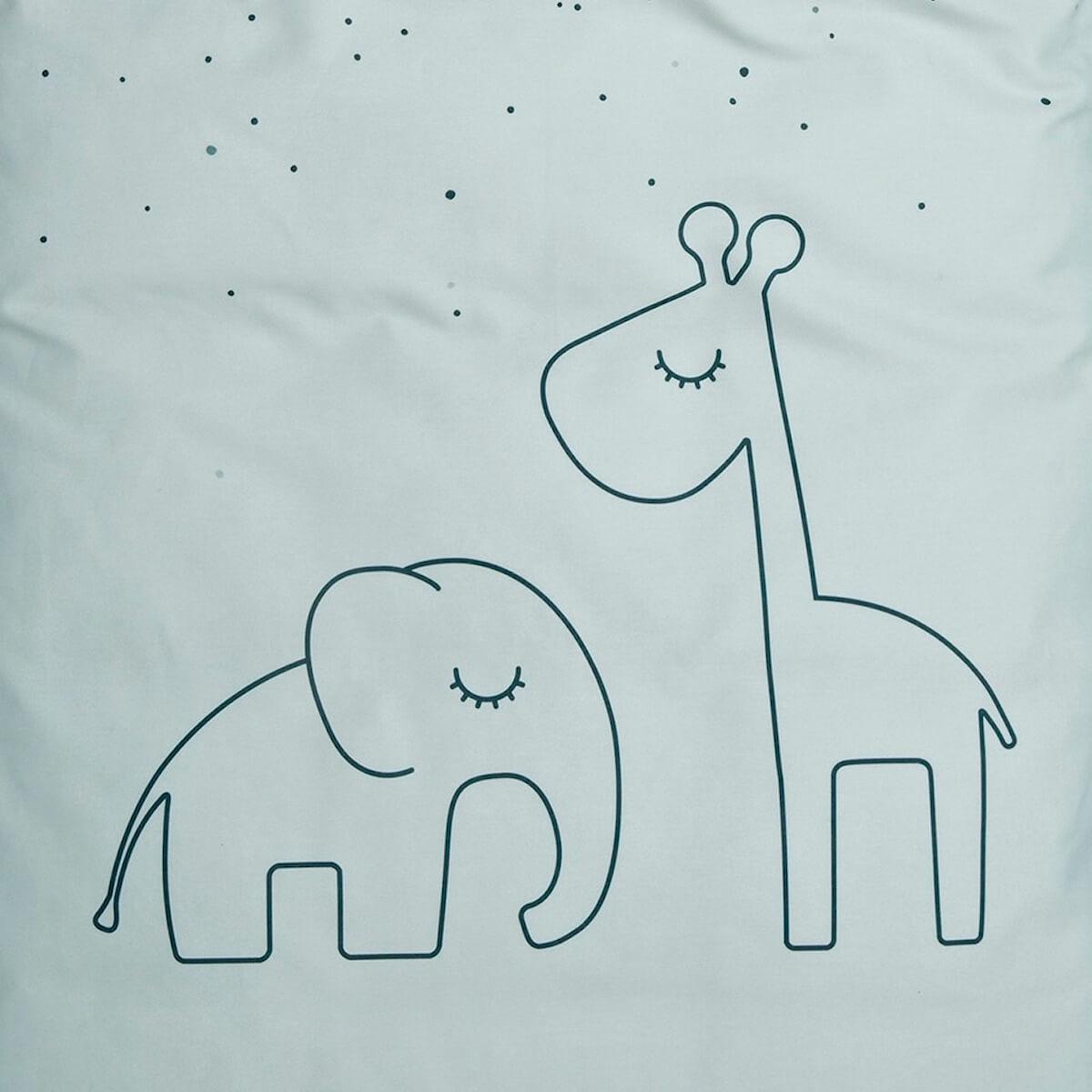 Housse de couette 100x140cm DREAMY DOTS Done by Deer bleu