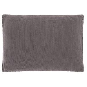 Housse de couette 100x140cm GOTS Muslin Laessig anthracite