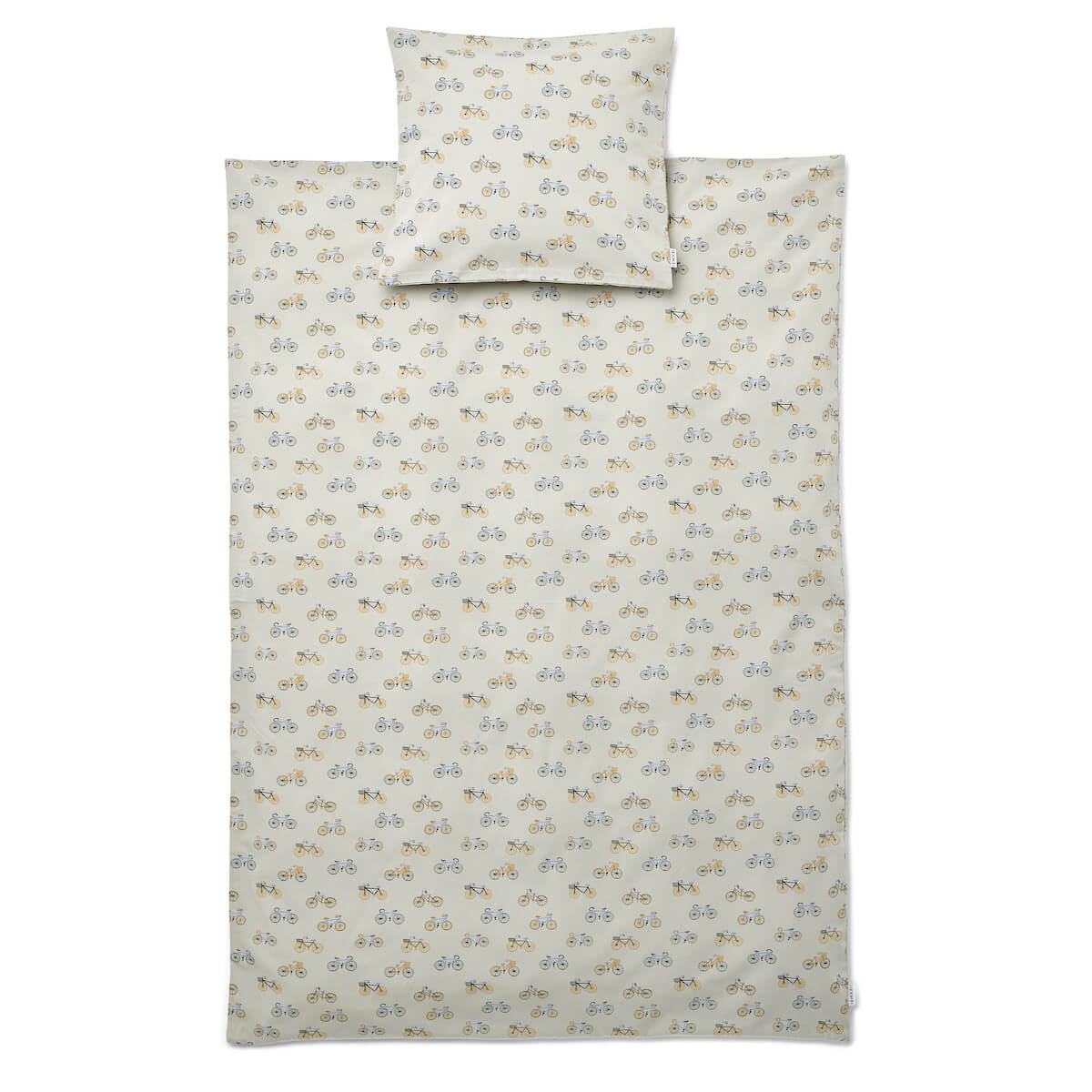 Housse de couette 100x140cm INGEBORG Liewood Bicycle Cloud blue