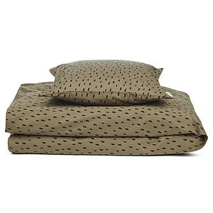 Housse de couette 100x140cm INGEBORG Liewood Graphic stroke-khaki