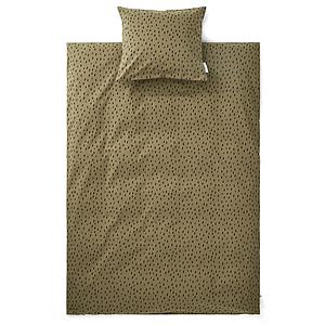 Housse de couette 100x140cm INGEBORG Liewood Graphic stroke-khaki