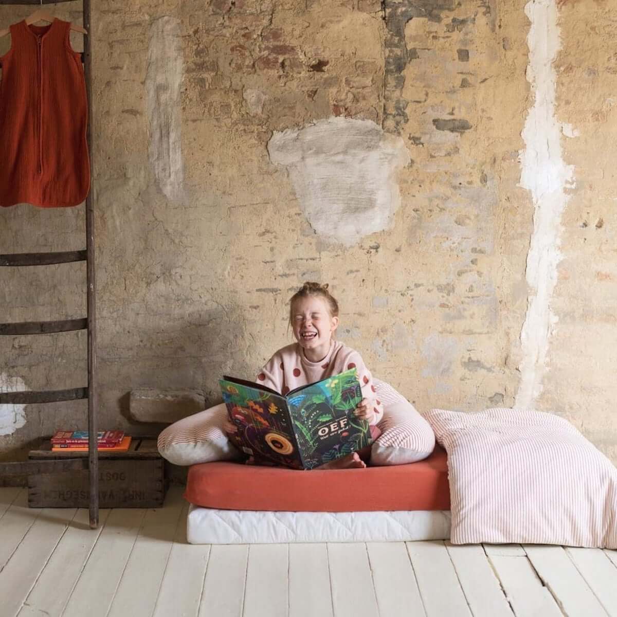 Housse de couette 100x140cm LA LINEA CLAY Mundo Melocoton