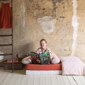 Housse de couette 100x140cm LA LINEA CLAY Mundo Melocoton