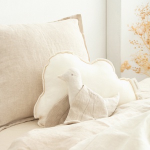 Housse de couette 100x140cm LIN FRANÇAIS Nobodinoz Greige