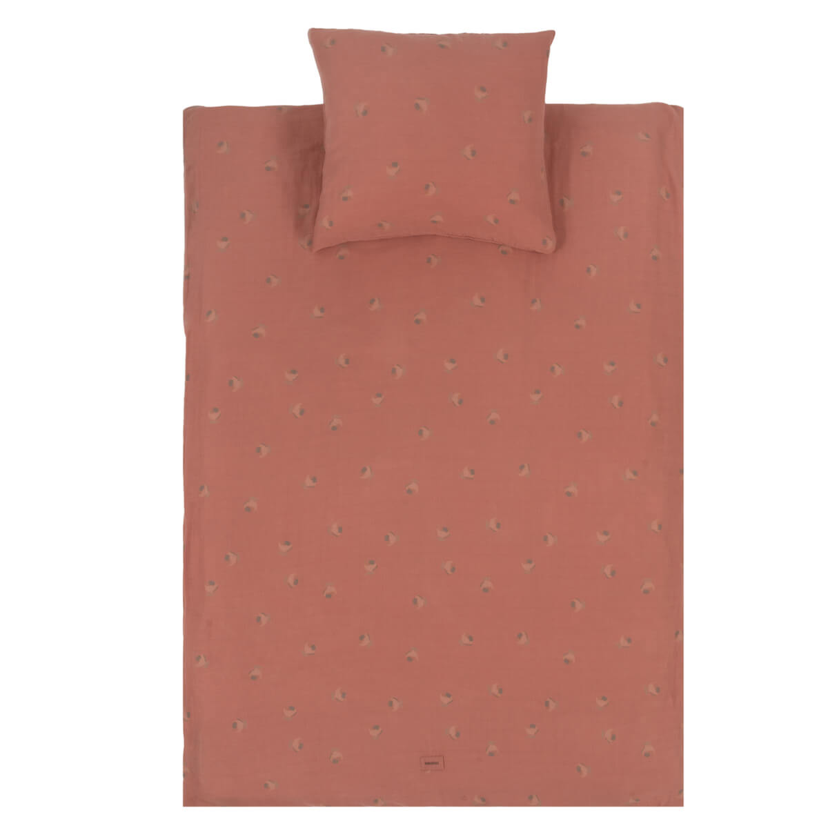 Housse de couette 100x140cm WABI SABI Nobodinoz Blossom Rosewood