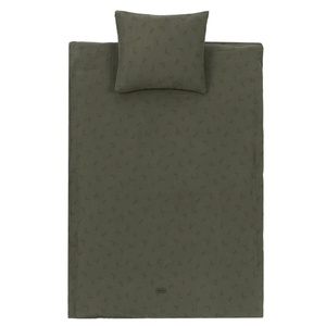 Housse de couette 100x140cm WABI SABI Nobodinoz Flore Vetiver