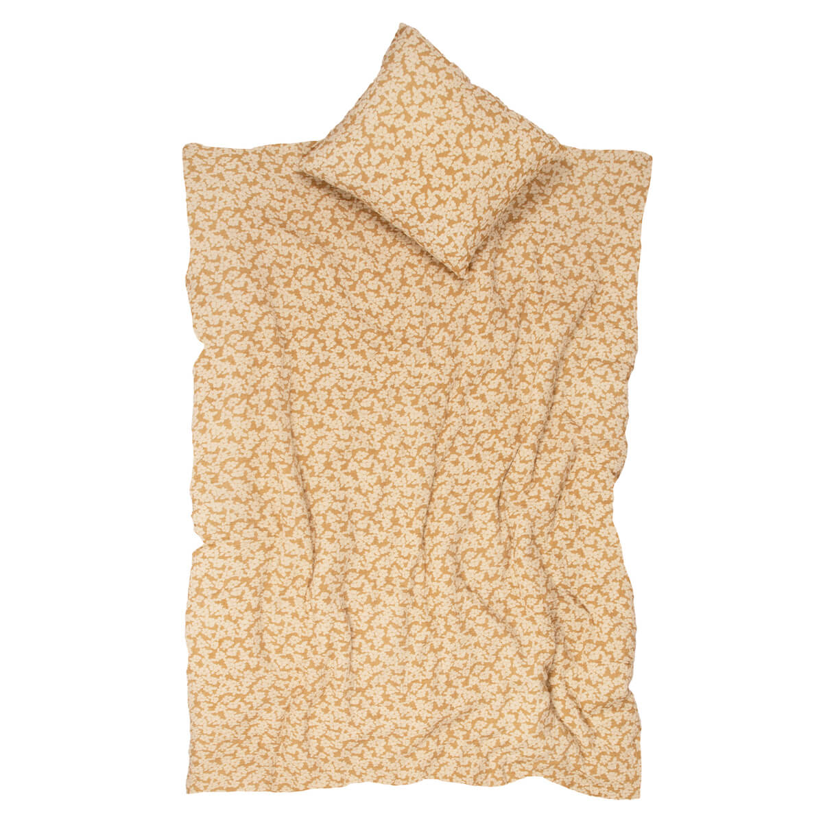 Housse de couette 100x140cm WABI SABI Nobodinoz Golden Brown Sak