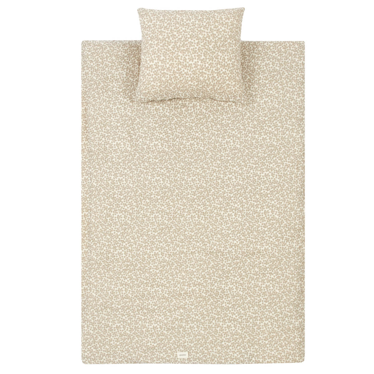 Housse de couette 100x140cm WABI SABI Nobodinoz light green yumiko