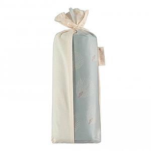 Housse de couette 100x150cm HIMALAYA Nobodinoz white gatsby-antique green