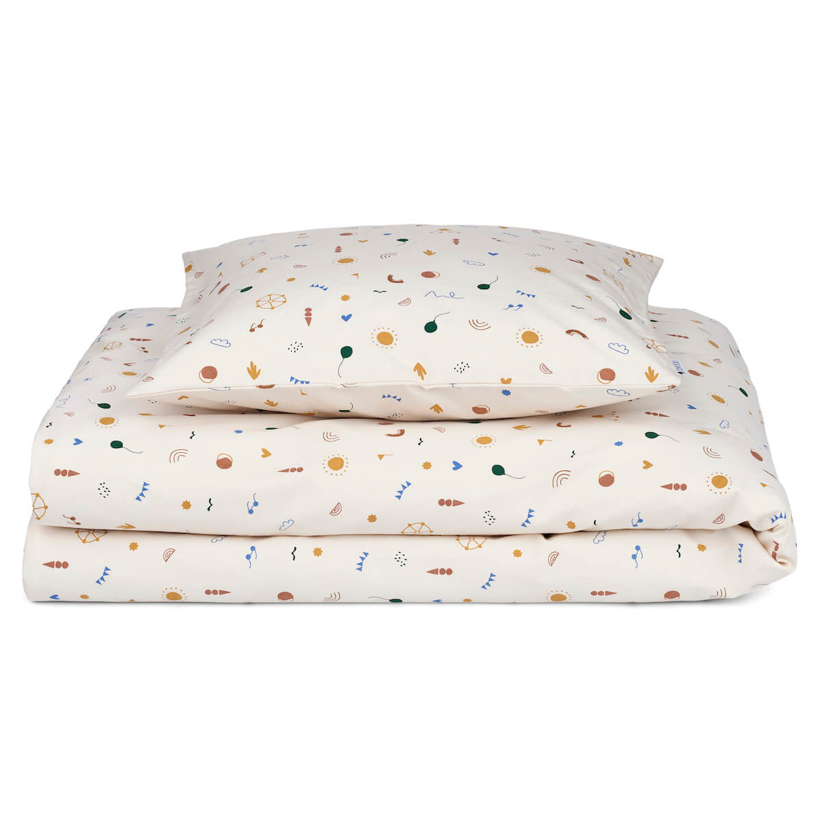 Housse de couette 140x200cm CARL Liewood Amusement park Sandy