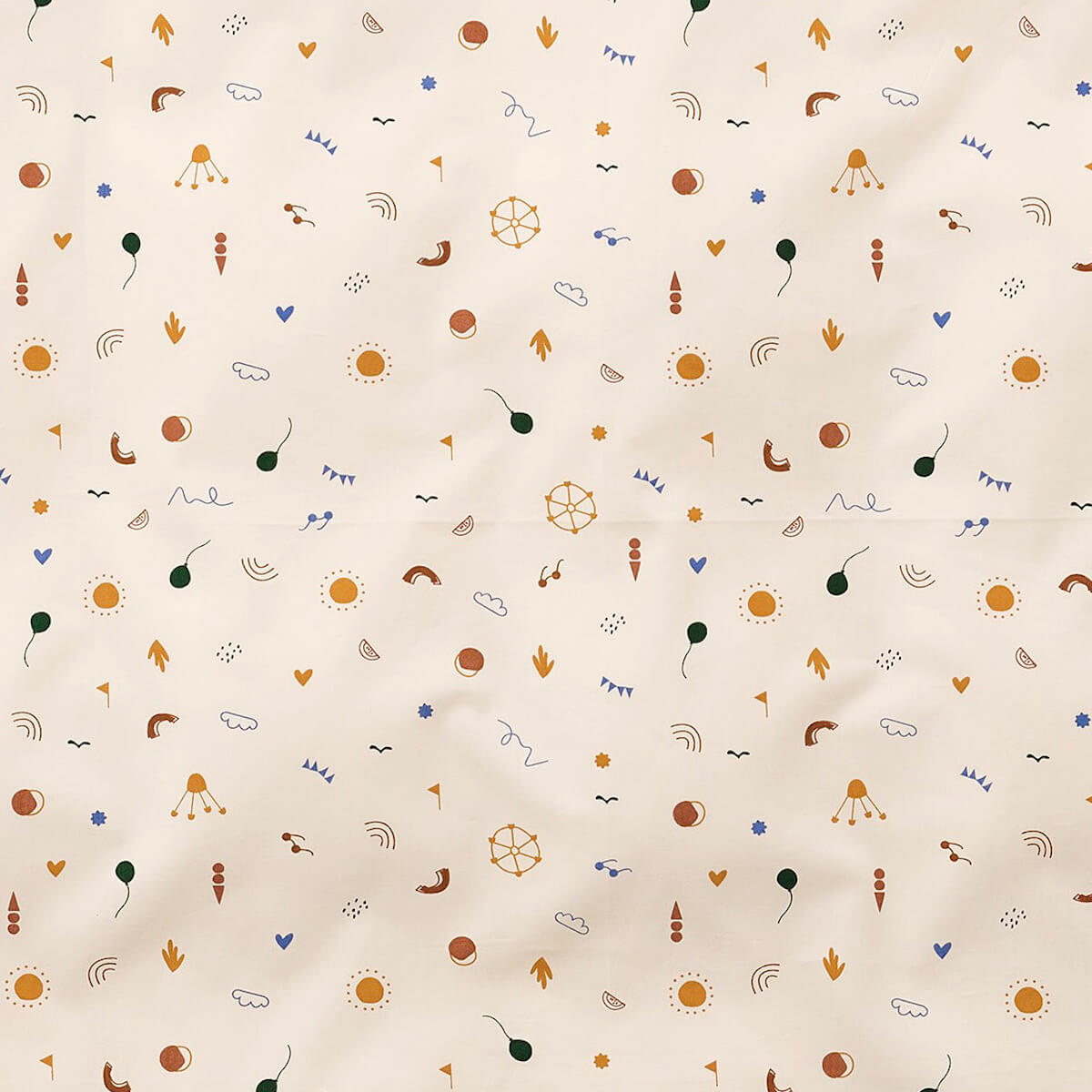 Housse de couette 140x200cm CARL Liewood Amusement park Sandy