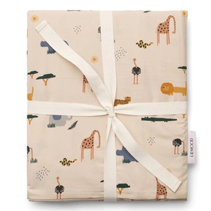 Housse de couette 140x200cm CARL Liewood Safari sandy mix