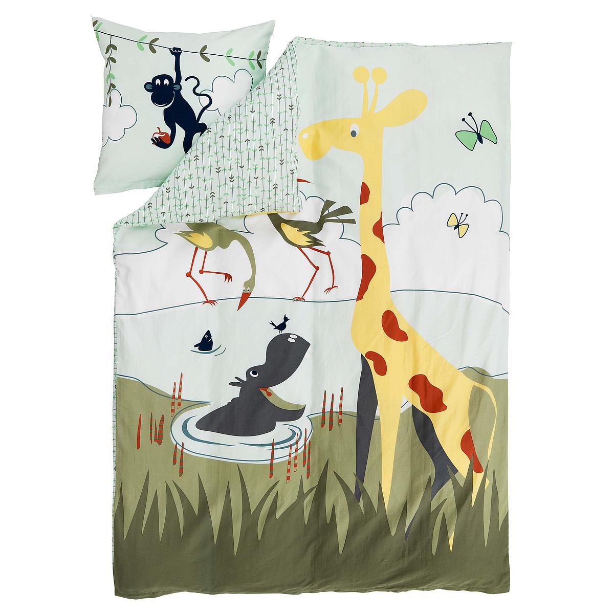 Housse de couette 140x200cm taie 63x60cm SAFARI Flexa