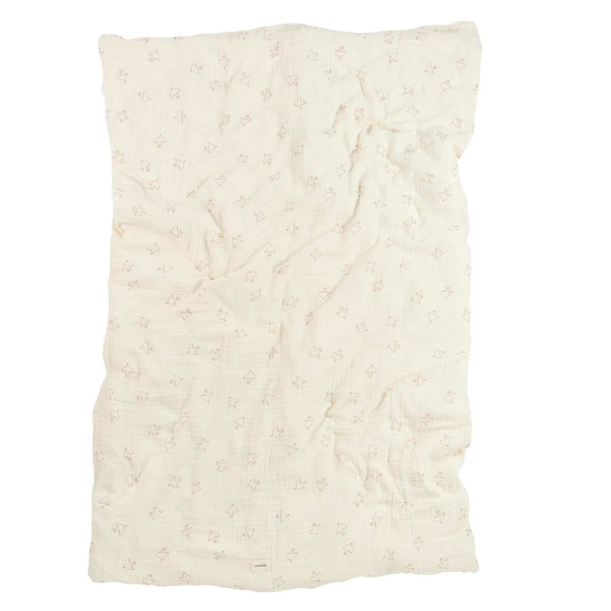 Housse de couette 150x200cm WABI SABI Nobodinoz Brown Hoshi Bird