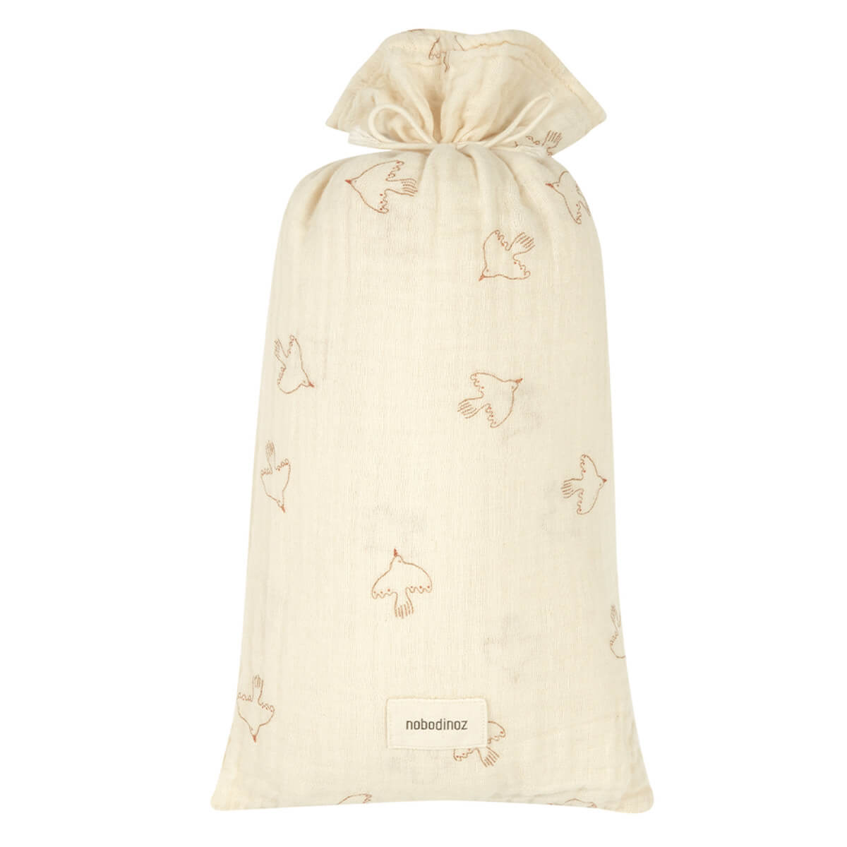 Housse de couette 150x200cm WABI SABI Nobodinoz Brown Hoshi Bird